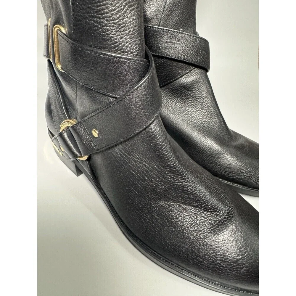 Vince Camuto Womens Preshent Over-The-Knee Riding Boots Size 6.5 Leather NWOB